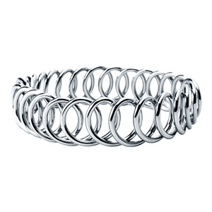 Inox Steel Bangle - Overlapping Circles - BR7991